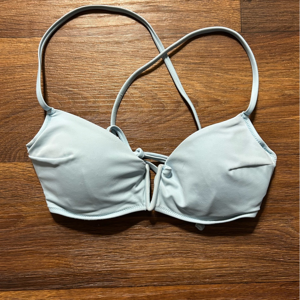 Shade & Shore Blue Bikini Top